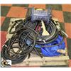 Image 1 : PALLET OF CABLE AND HOSES