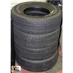 LOT OF 4 GOODYEAR WRANGLER P235/75/R15