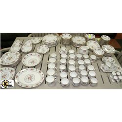 HUGE ROYAL ALBERT PETIT POINT BONE CHINA SET