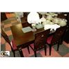 Image 1 : DINING TABLE WITH 6 CHAIRS