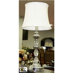 CHROME LAMP 28"H