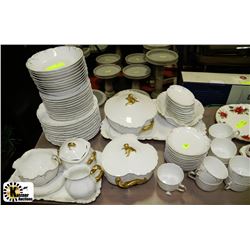 LARGE ESTATE LIMOGES CHINA SET