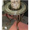 Image 2 : METAL AND GLASS 3 PC COFFEE TABLE SET- MATCHES