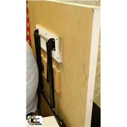 WOOD FOLDABLE TABLE SIZE: 59"X32.5