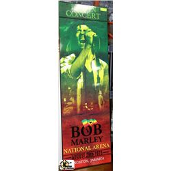 BOB MARLEY LIVE IN CONCERT WALL PLAQUE