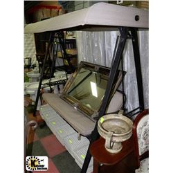 OUTDOOR SWINGING BENCH