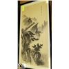 Image 1 : FRAMED HAND PAINTED JAPANESE ARTWORK ON SILK