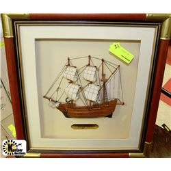 MAYFLOWER SHIP FRAMED PICTURE