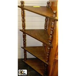 ESTATE WOOD CORNER SHELF