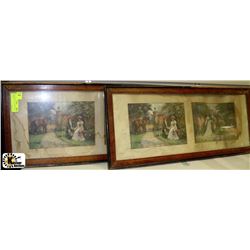 PAIR OF RECTANGULAR PICTURE FRAMES