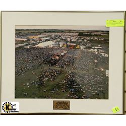 FRAMED & MATTED PRINT OF BIG VALLEY JAMBOREE