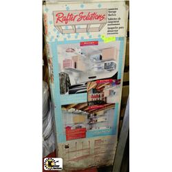 HANGING STORAGE SHELVES IN BOX