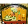 Image 1 : WOOD WALL HANGING GOOD FOOD FINE WINE 3-D