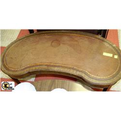 ANTIQUE KIDNEY SHAPED COFFEE TABLE