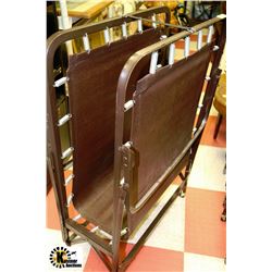 METAL FOLDING PORTABLE COT