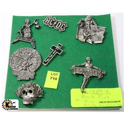 1980'S ROCK PINS