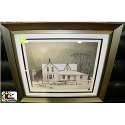 WINTER SUN BY A.J. CASSON 319/895 LTD ED SIGNED