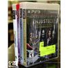 Image 1 : BUNDLE OF FOUR PS3 GAMES INCL. INJUSTICE