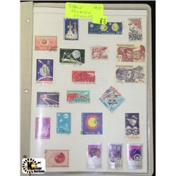 ESTATE COLLECTION OF SPACE RELATED STAMPS