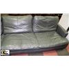 Image 2 : GREY LEATHER L-SECTIONAL SET