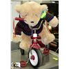 Image 1 : RADIO FLYER TRICYCLE SOLD WITH PLUSH BEAR