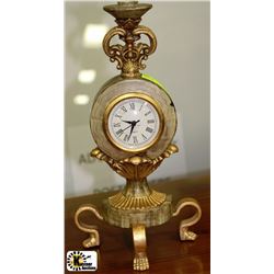 DECORATIVE CANDLE HOLDER CLOCK