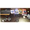 Image 1 : VINTAGE ATARI WITH 4 CONTROLS AND ASSORTED GAMES