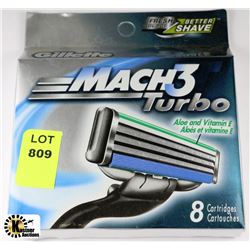 PK OF 8 MACH 3 TURBO CARTRIDGES