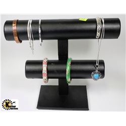 JEWELLERY DISPLAY WITH CONTENTS