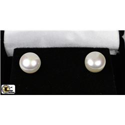 CREAMY MILK TONE .925 SILVER PEARL EARRINGS