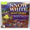 Image 1 : WALT DISNEY SNOW WHITE & THE 7 DWARFS ORIGINAL LP