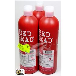 LOT OF 3 BEDHEAD TIGI RESURRECTION CONDITIONER