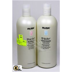 RUSK THICKR SHAMPOO & CONDITIONER 1L SIZE