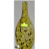 Image 1 : YELLOW ART GLASS VASE