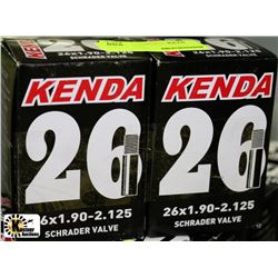PK OF 2 NEW KENDA 26" BIKE TUBES