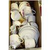 Image 1 : BOX OF ASST. CHINA INCLUDING DRESDEN LINE #'D