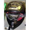 Image 1 : HJC MOTORCROSS HELMET SIZE LARGE WITH GOGGLES