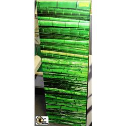 LARGE GREEN BAMBOO PRINT ON CANVAS 47"X16"