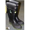 Image 1 : NEW BAFFIN MENS SIZE 11 STEEL TOE RUBBER BOOTS