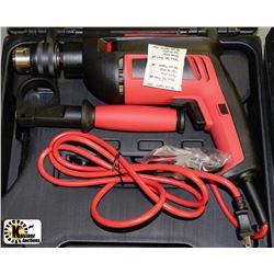 JOBMATE ELECTRIC DRILL WITH BITS IN CASE