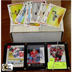 HOCKEY CARDS INCLUDING CRAIG RIVET,GUY LAFLEUR,