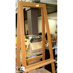 LARGE 7'  WOODEN EASEL
