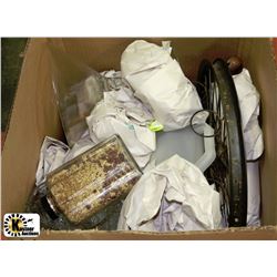 ESTATE BOX OF MISC. HOUSEHOLD ITEMS