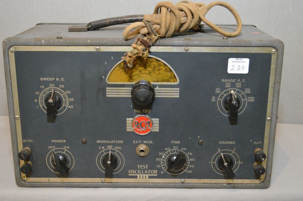 Vintage RCA radio Test Oscillator circa 1930/40
