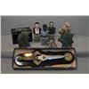 Image 1 : Selection of movie and television collectibles including Lord of the Rings figures, Star Trek boxed 