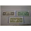 Image 2 : Selection of Bank of Canada 1937 bank notes including $20 bill, $10 and a $1 bill