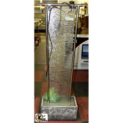 STANDING GLASS FOUNTAIN 4'H