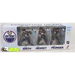 EDMONTON OILERS COLLECTIBLE 3-PACK FIGURINE SET