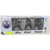 Image 1 : EDMONTON OILERS COLLECTIBLE 3-PACK FIGURINE SET