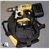 Image 1 : DEWALT 18V 1/2" XRP DRILL,BATTERY,CHARGER AND BAG